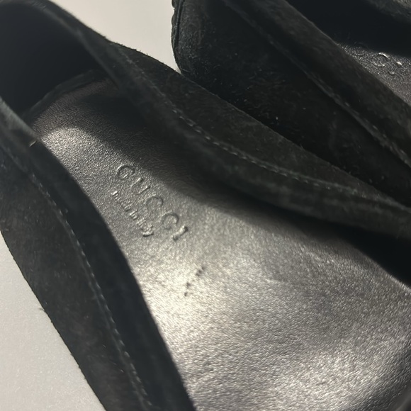 Gucci Suede Double G Loafers SIZE 7 - Picture 4 of 4
